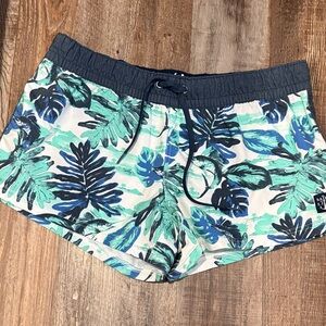 Salt Life tropical Leaf Print Swim Shorts size Large